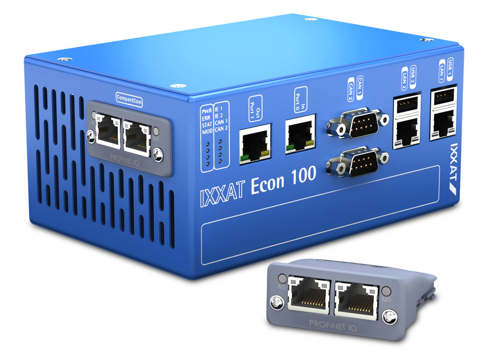 Nouveau IXXAT Econ 100 : contrôle des machines et connectivité aux réseaux industriels